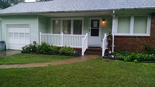 House with White Porch | Residential Repairs in Virginia Beach, VA